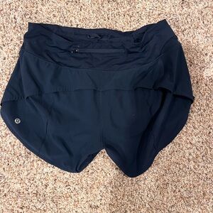 lululemon athletica Women's Navy Athletic Shorts